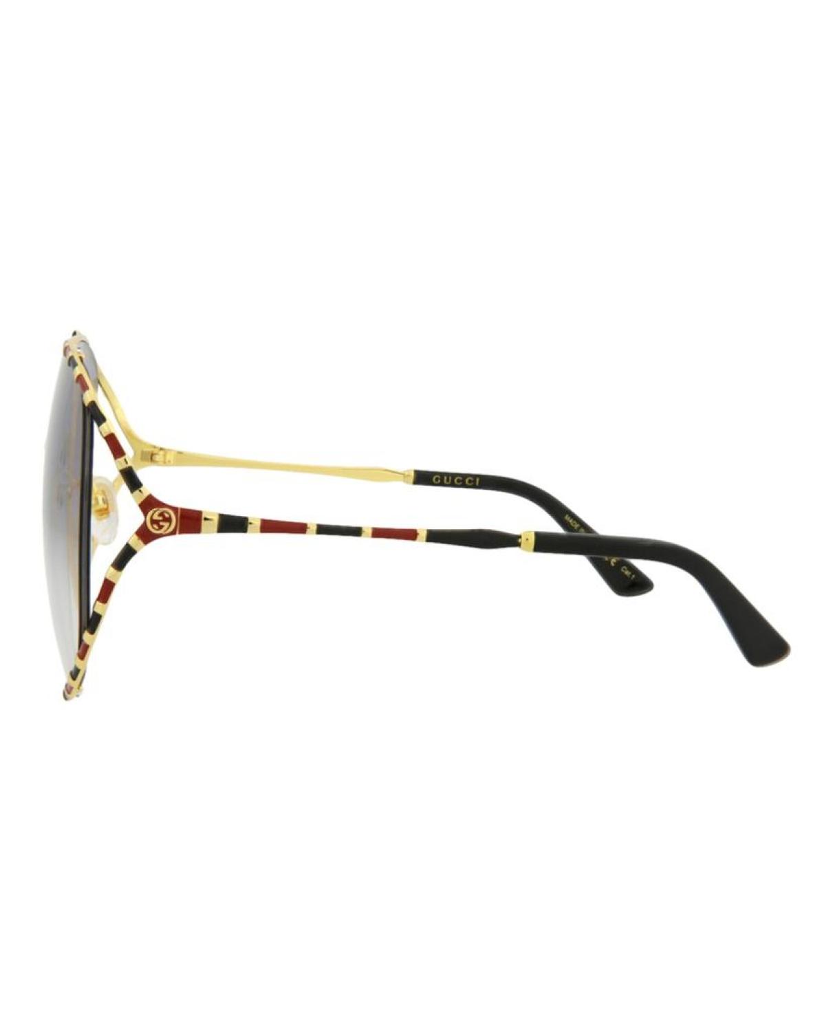 Round-Frame Metal Sunglasses