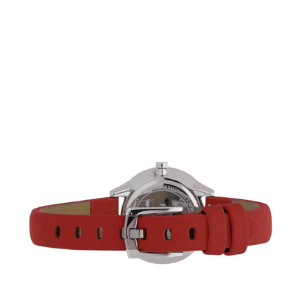 Furla Women's Metropolis Silver Dial Calfskin Leather Watch