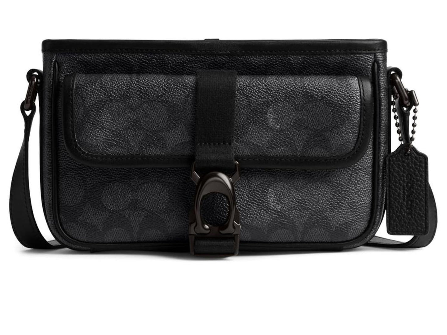 Beck Slim File Bag Crossbody in Signature