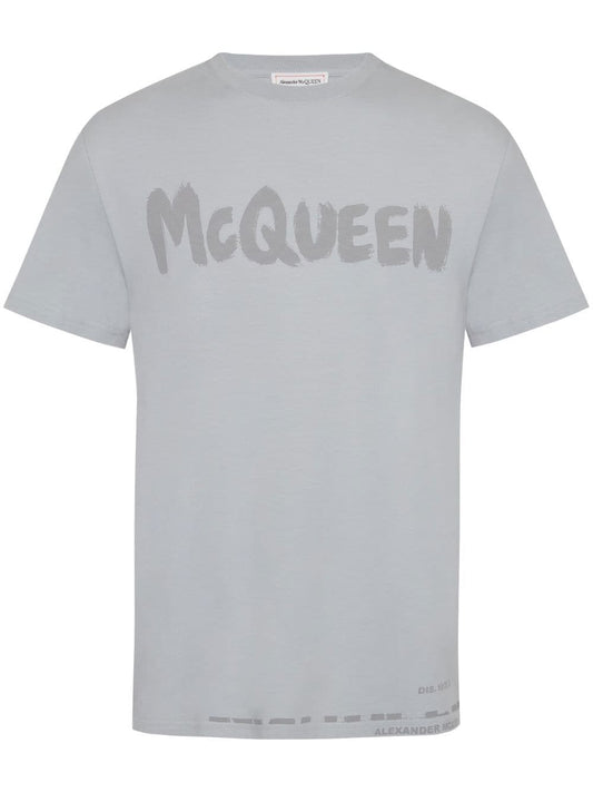 Alexander McQueen T-shirts and Polos Grey