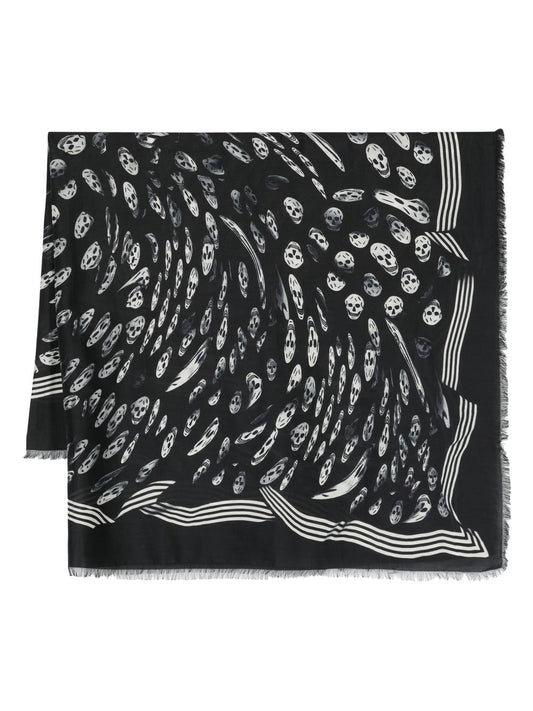 Alexander McQueen Scarfs Black