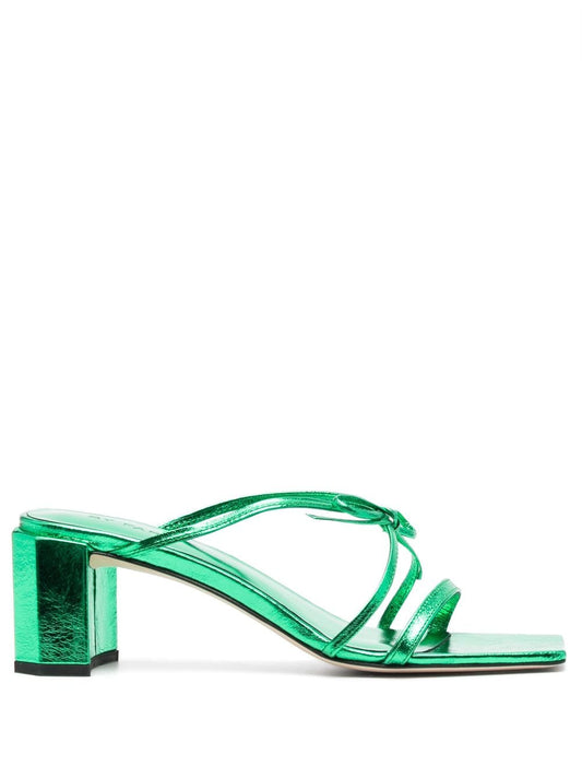 By Far Sandals Green