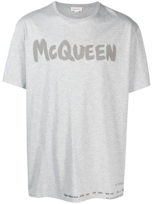 Alexander McQueen T-shirts and Polos Grey