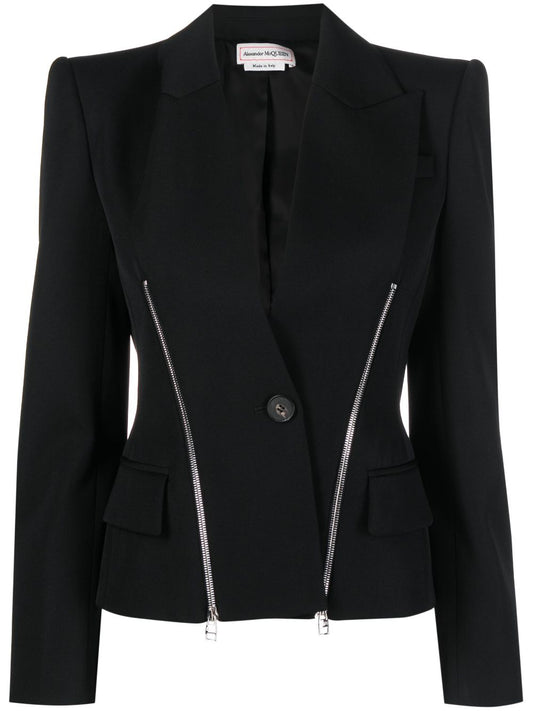 Alexander McQueen Jackets Black