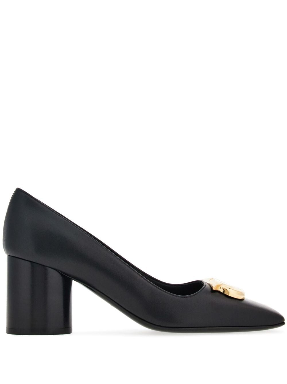 Ferragamo With Heel Black