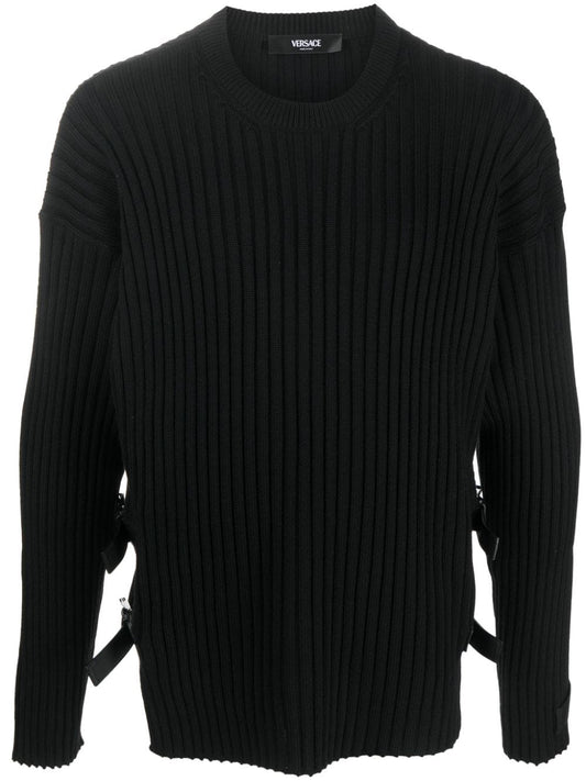 Versace Sweaters Black