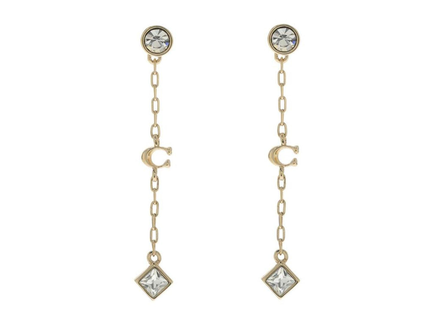 Signature Gem Linear Earrings