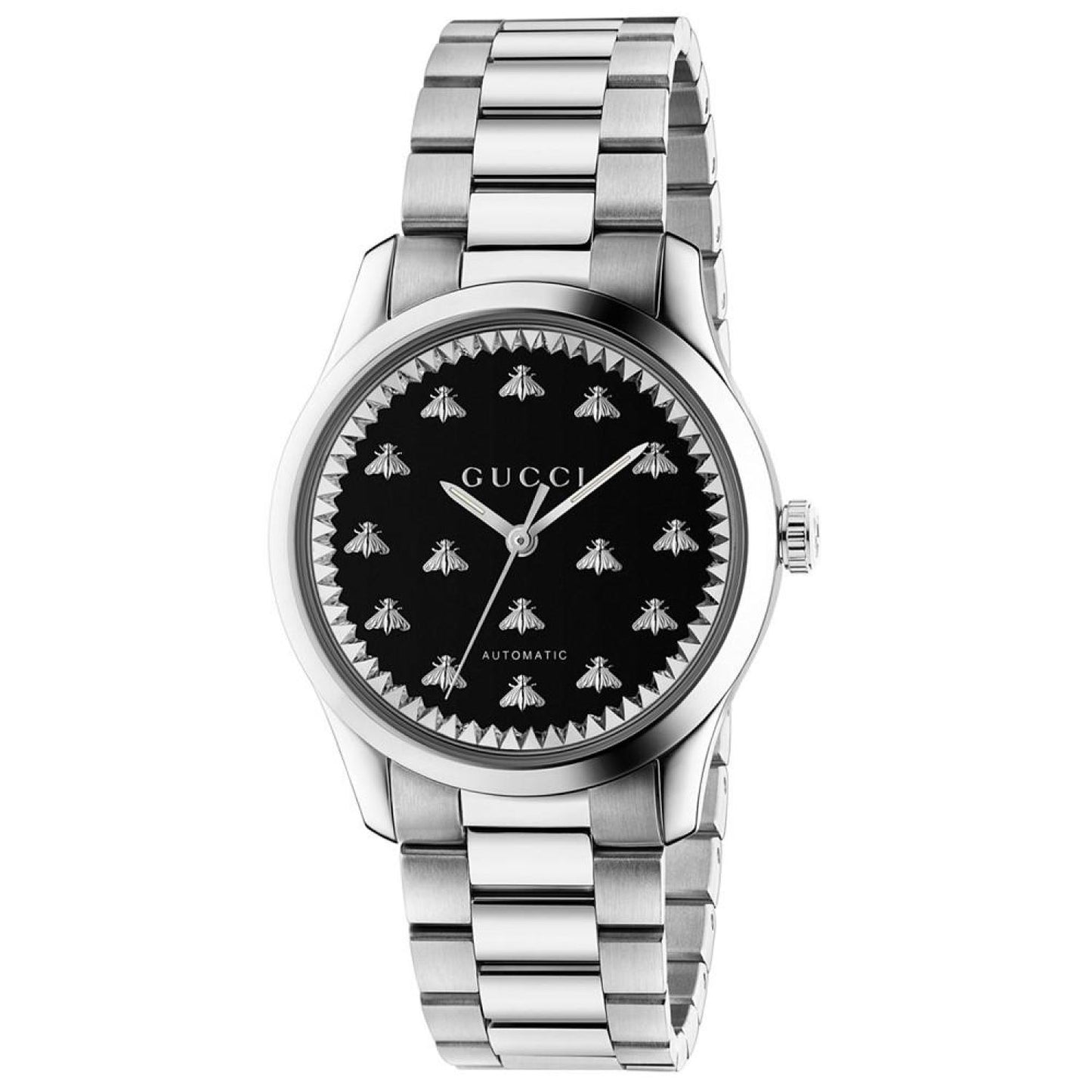 Unisex Swiss Automatic Stainless Steel Bracelet Watch 38mm