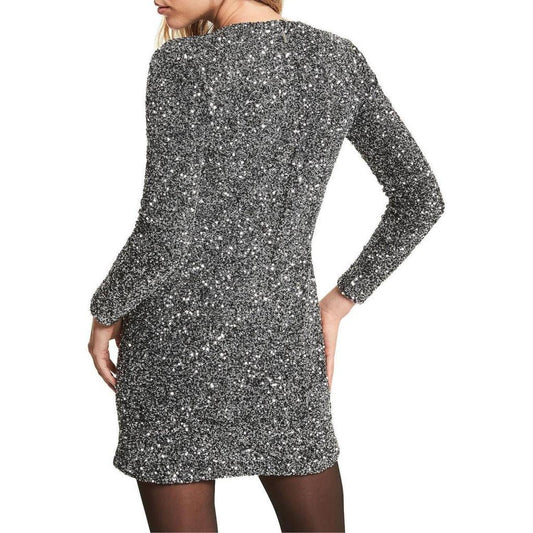 Womens Sequined Mini Cocktail and Party Dress