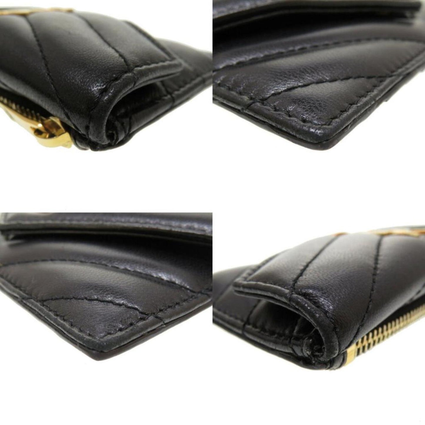 Saint Laurent  Leather Wallet  (Pre-Owned)