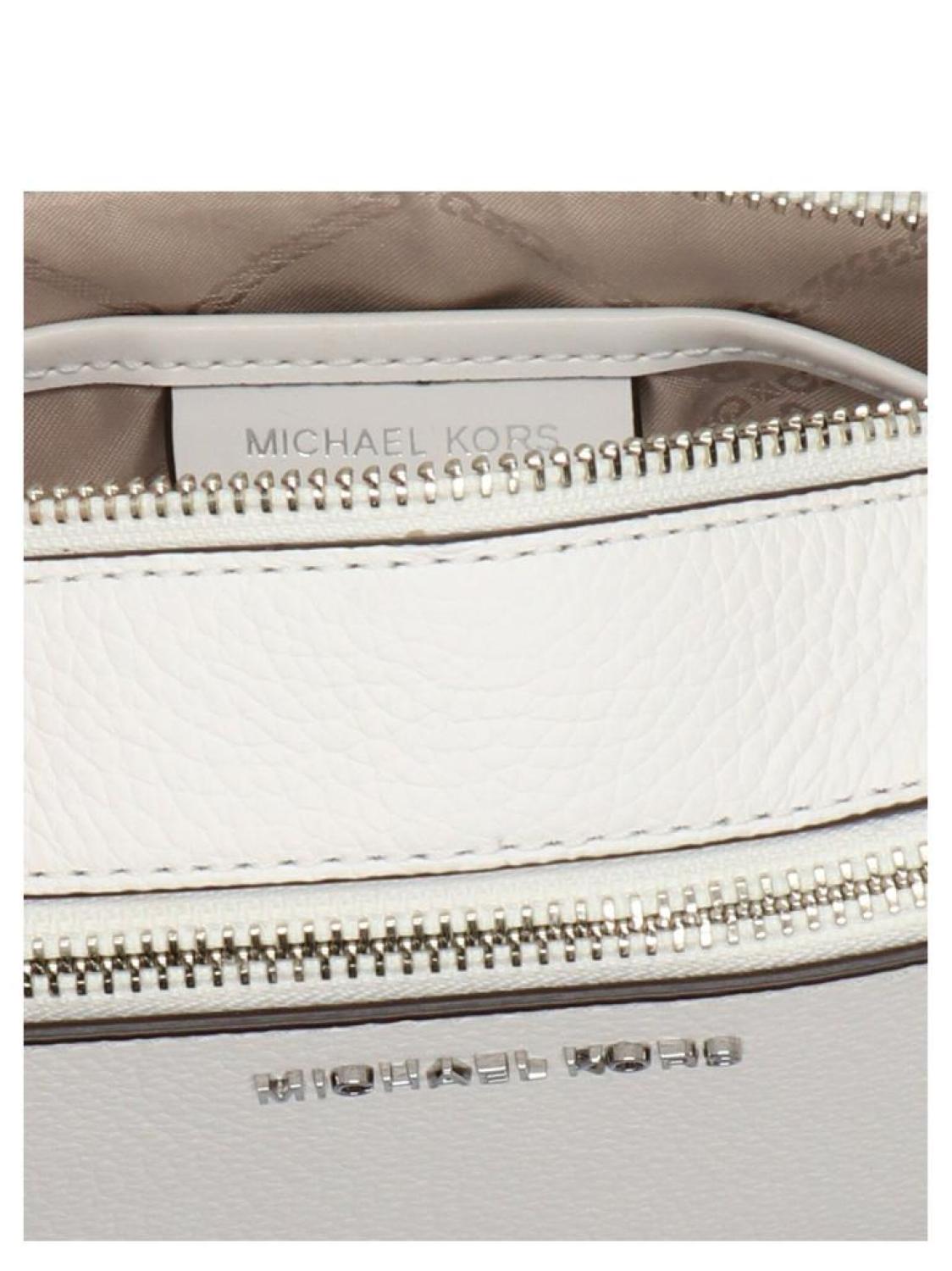 Michael Michael Kors Logo Plaque Zip-Up Crossbody Bag