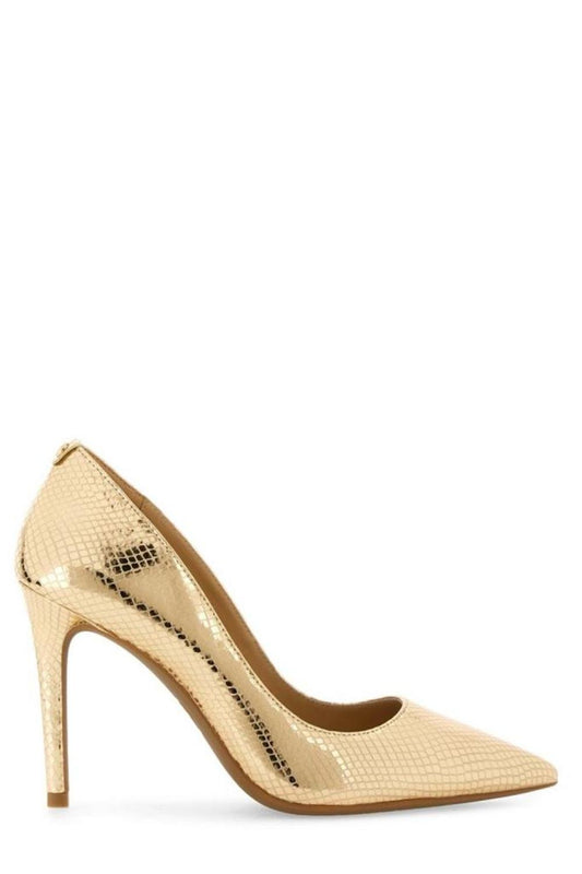 Michael Michael Kors Alina Metallic Pointed-Toe Pumps