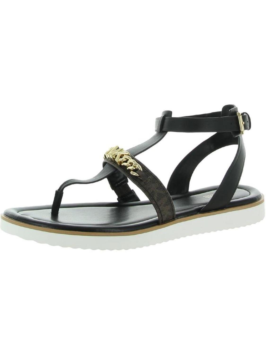 Farrow Womens Logo Embellished Thong Sandals