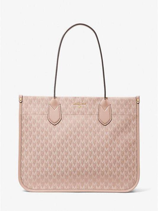 Heidi Large Logo Jacquard Tote Bag