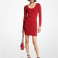 Logo Jacquard Sweater Dress