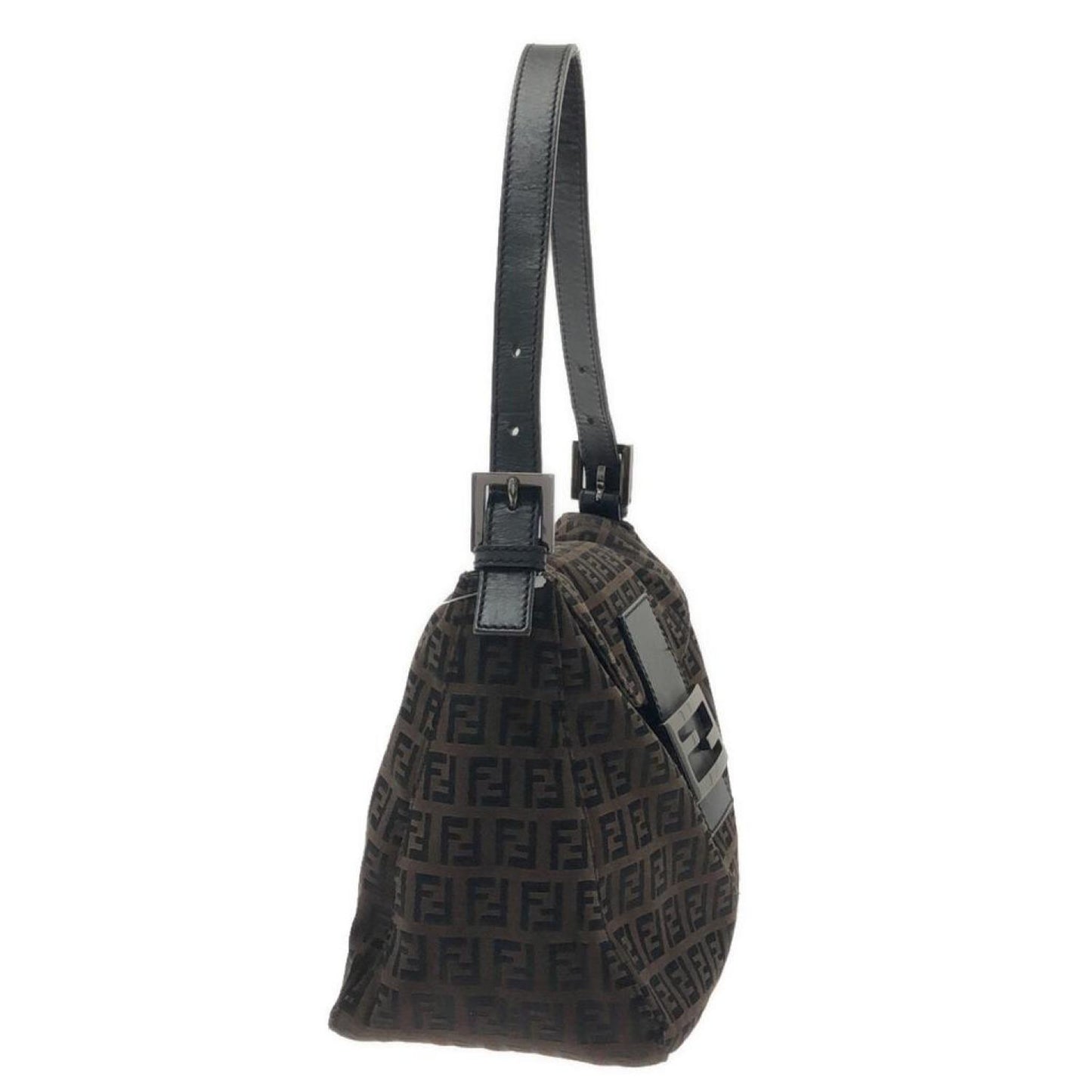 Fendi Mamma Baguette  Canvas Shoulder Bag (Pre-Owned)