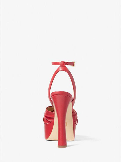 Selena Leather Platform Sandal