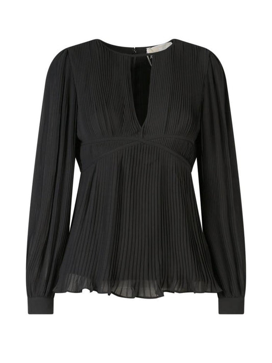 Michael Michael Kors Cut-Out Pleated Top