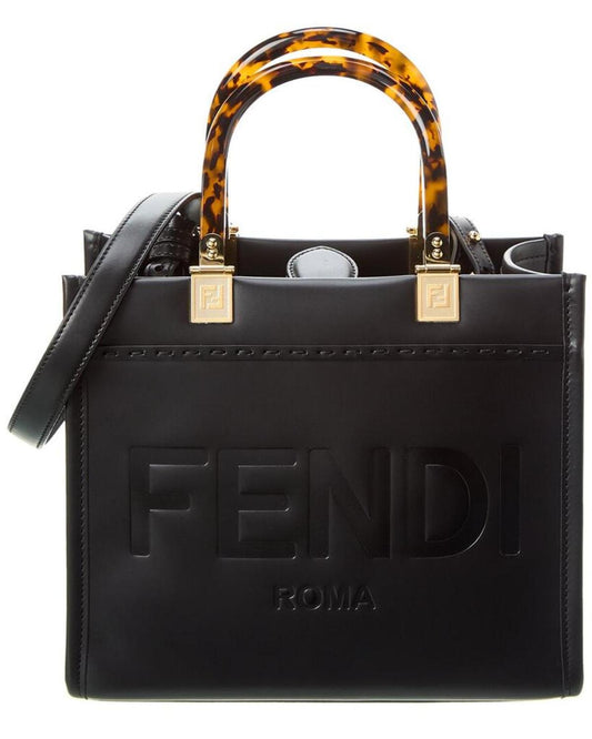 FENDI Sunshine Small Leather Tote