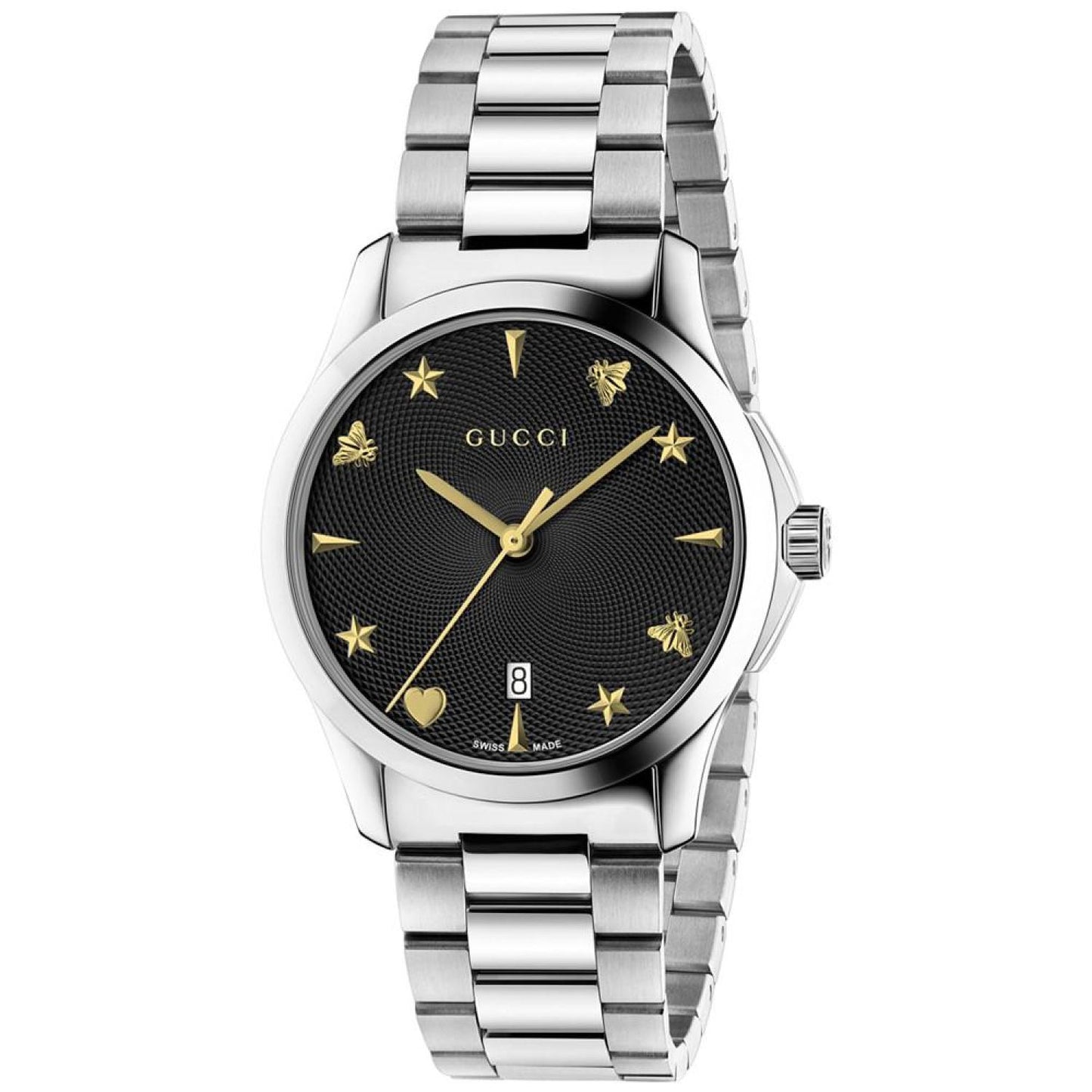 Unisex Swiss G-Timeless Stainless Steel Bracelet Watch 38mm