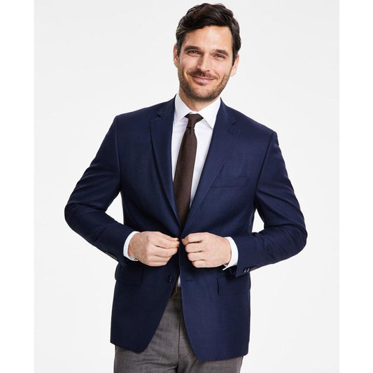 Men's Classic-Fit Houndstooth Sport Coat