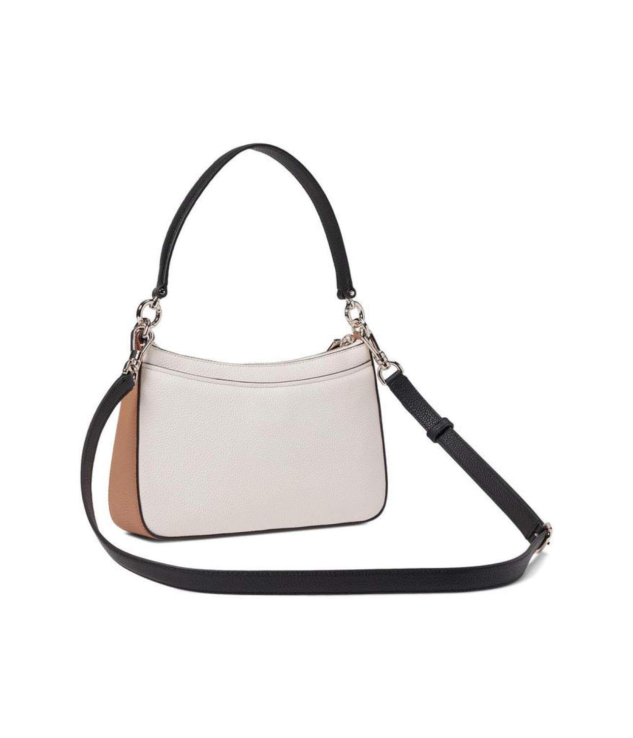 Hudson Colorblocked Pebbled Leather Convertible Crossbody