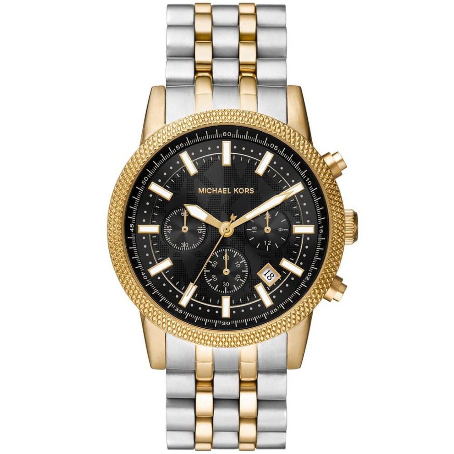 Men's Hutton Chronograph Two-tone Stainless Steel Bracelet Watch 43mm