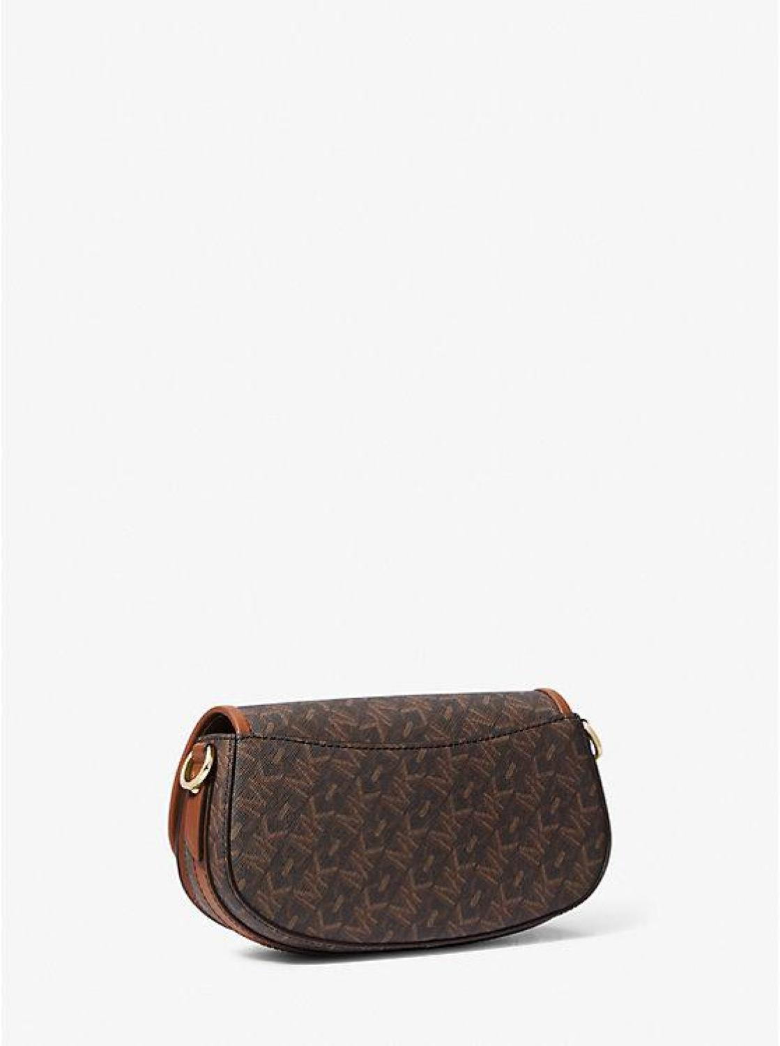 Mila Small Empire Signature Logo Shoulder Bag