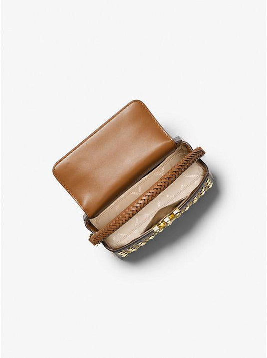 Karlie Small Studded Logo Crossbody Bag