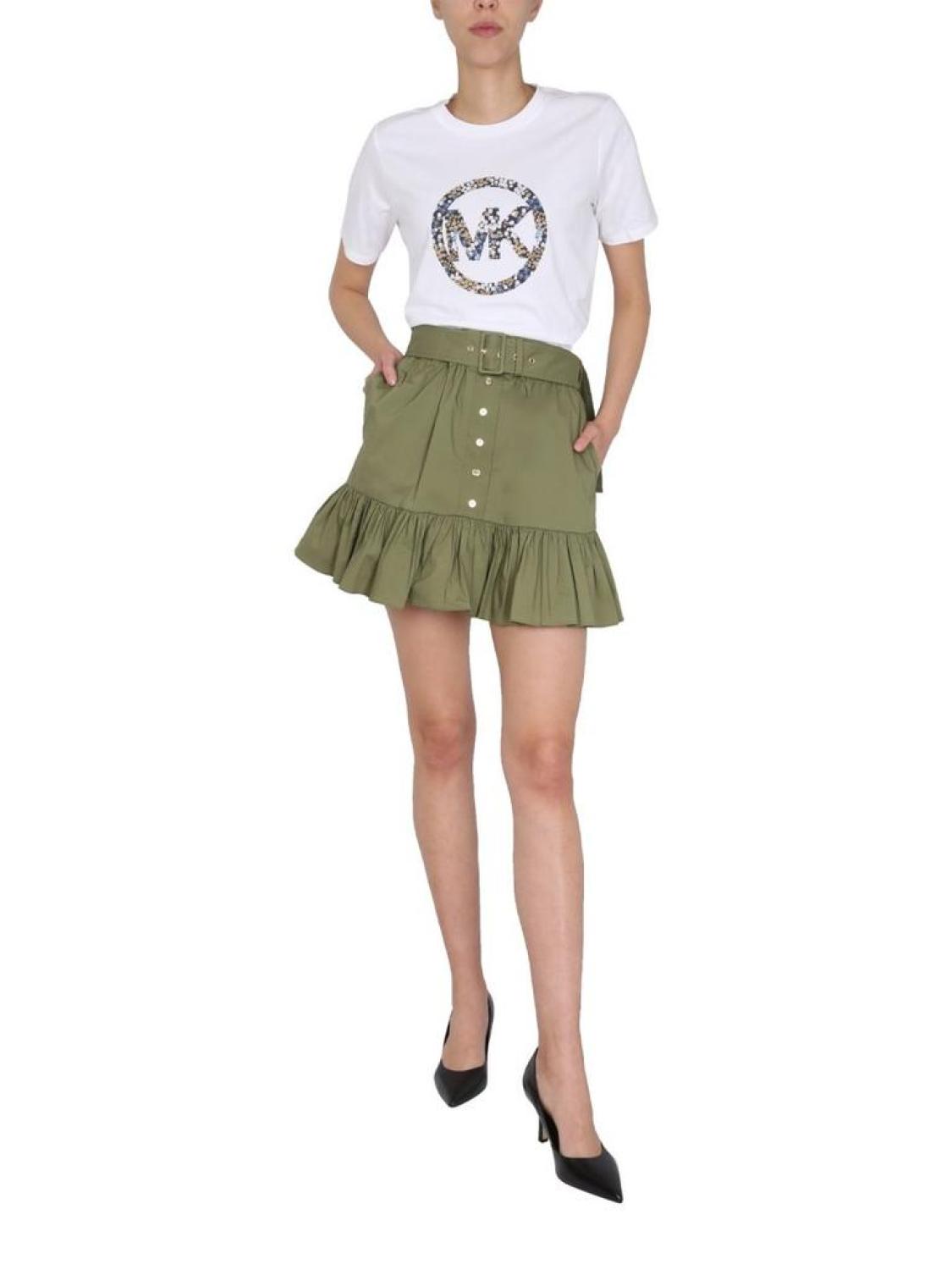 Michael Michael Kors Belted Mini Skirt