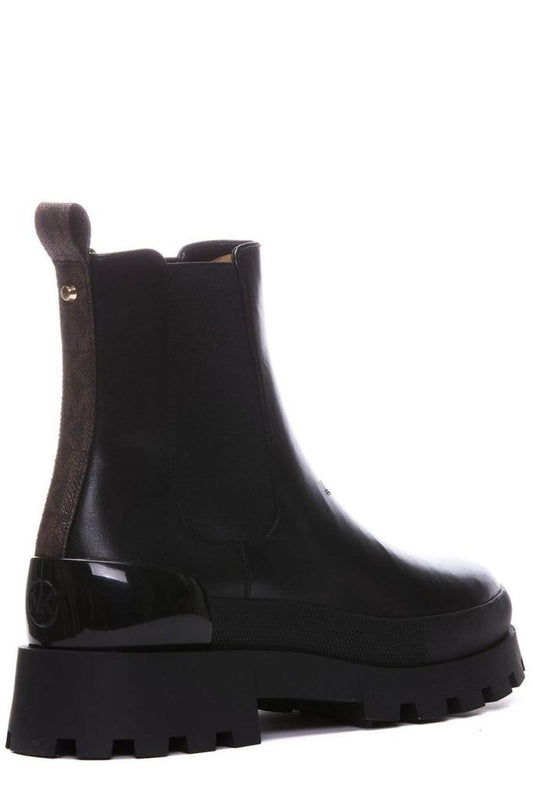 Michael Michael Kors Logo Embossed Chelsea Boots