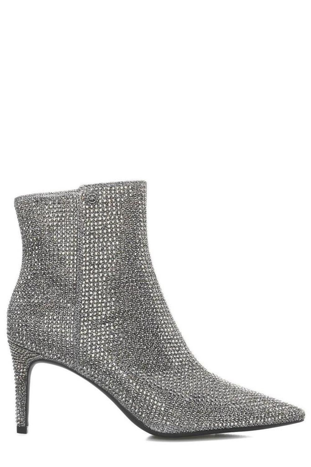 Michael Michael Kors Aline Embellished Heeled Ankle Boots