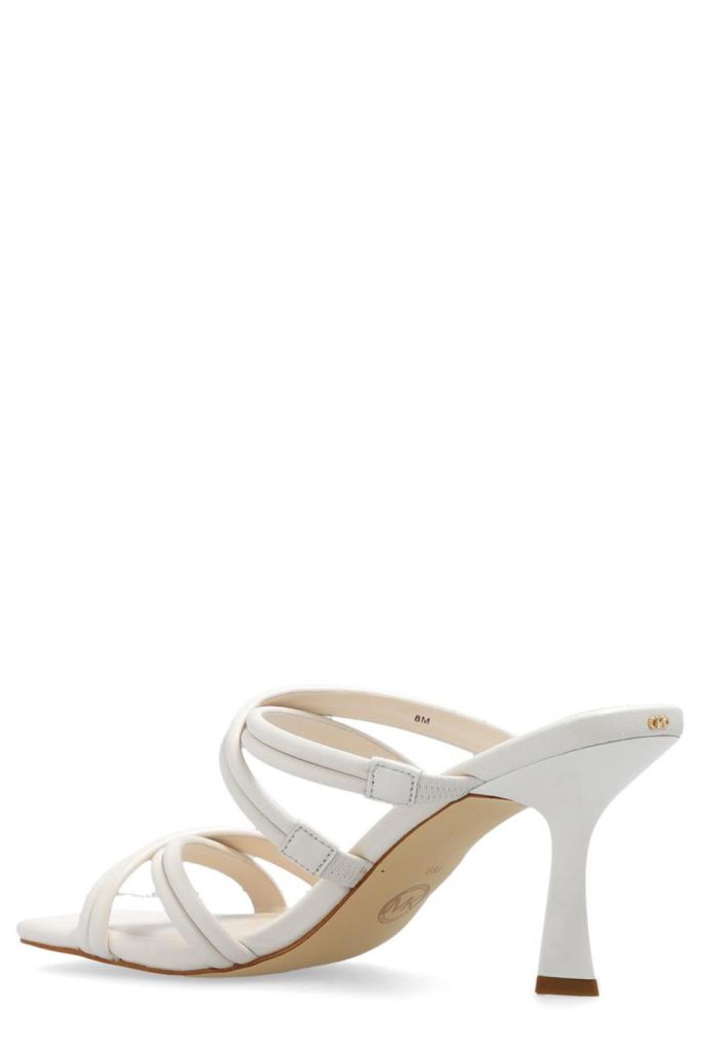 Michael Michael Kors Corrine Crossover-Straps Heeled Mules