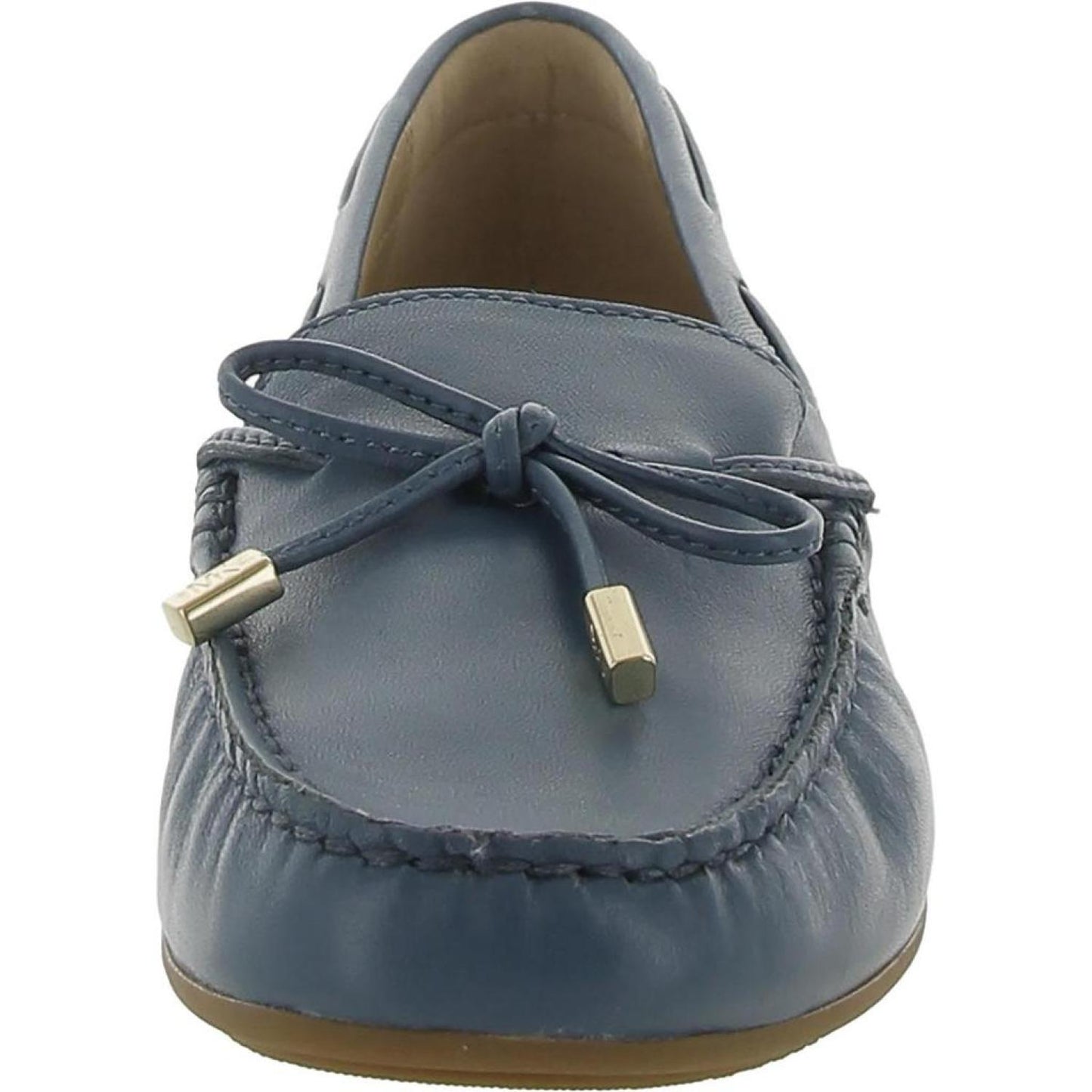 Womens Leather Slip On Loafers