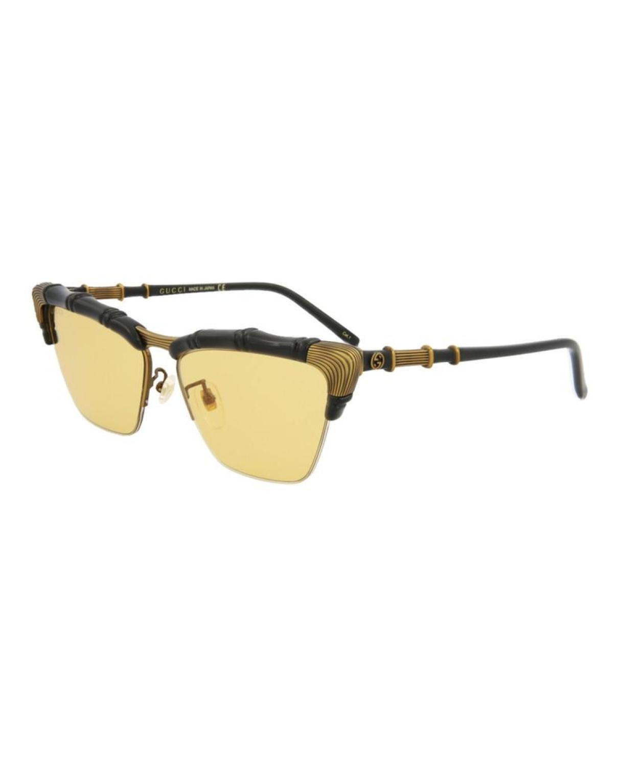 Cat Eye-Frame Injection Sunglasses