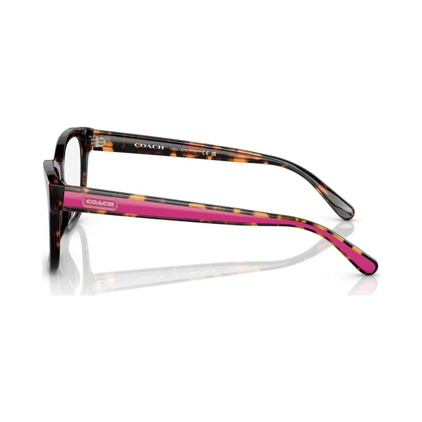 Women's Square Eyeglasses, HC6197U53-O