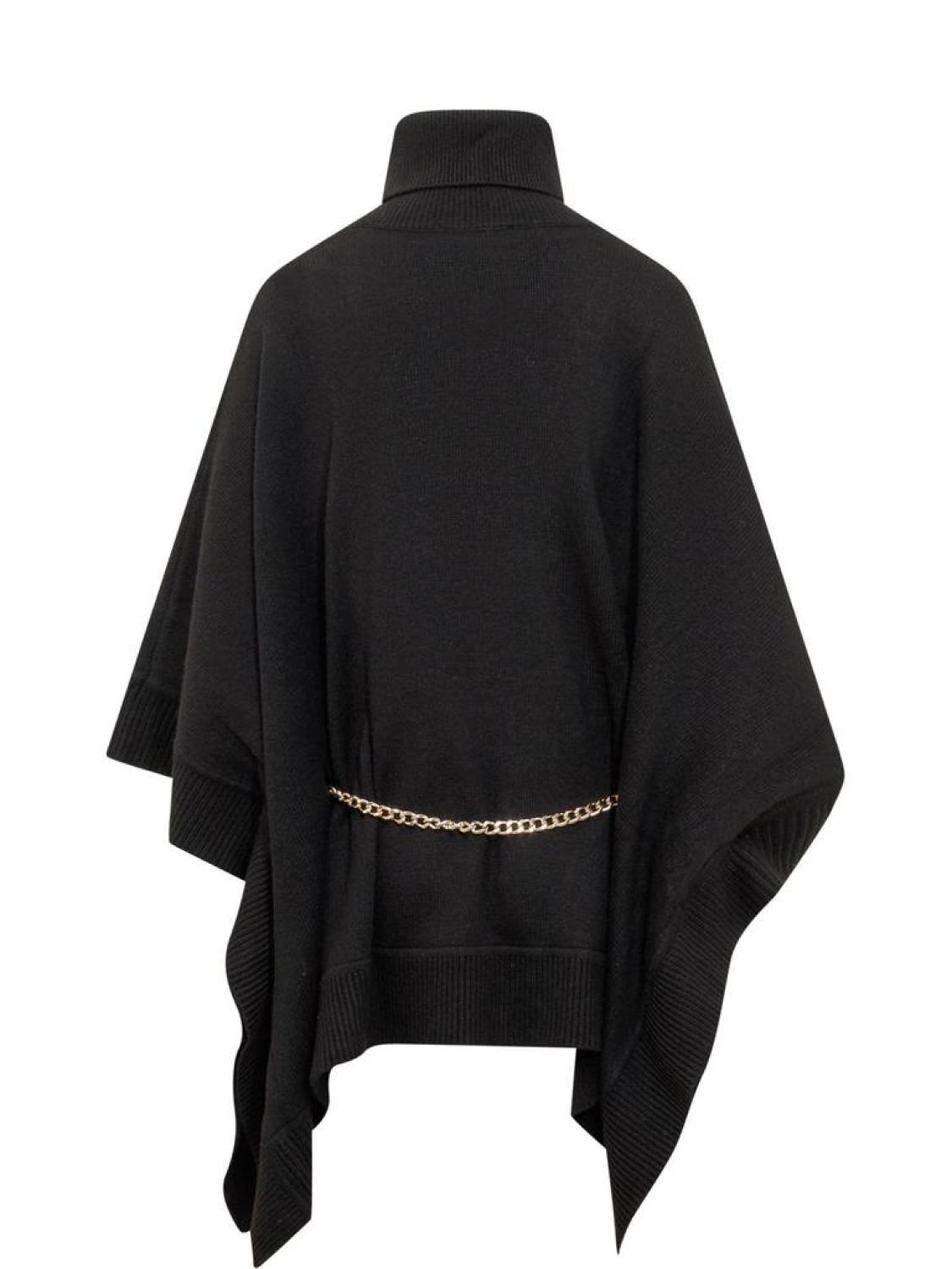 Michael Kors Turtleneck Knit Poncho