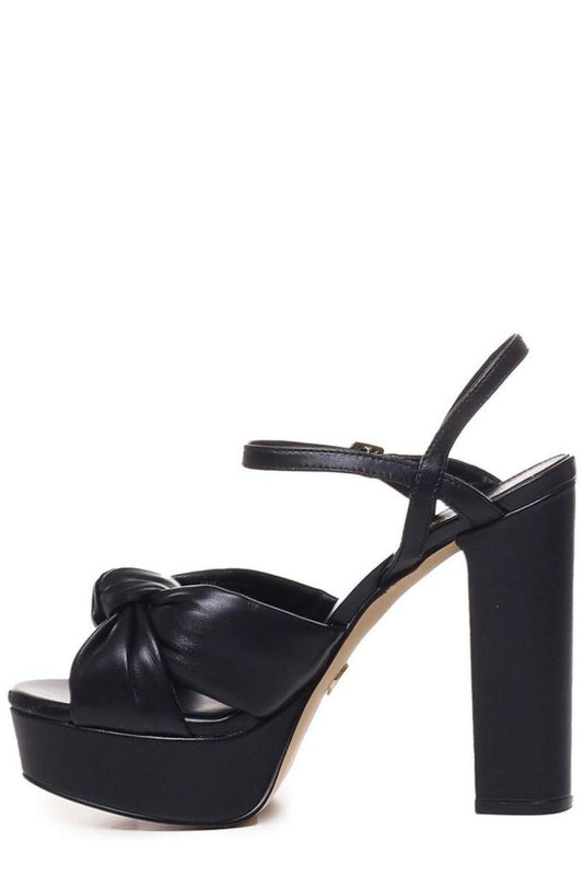 Michael Michael Kors Josie Knot Detailed Platform Sandals