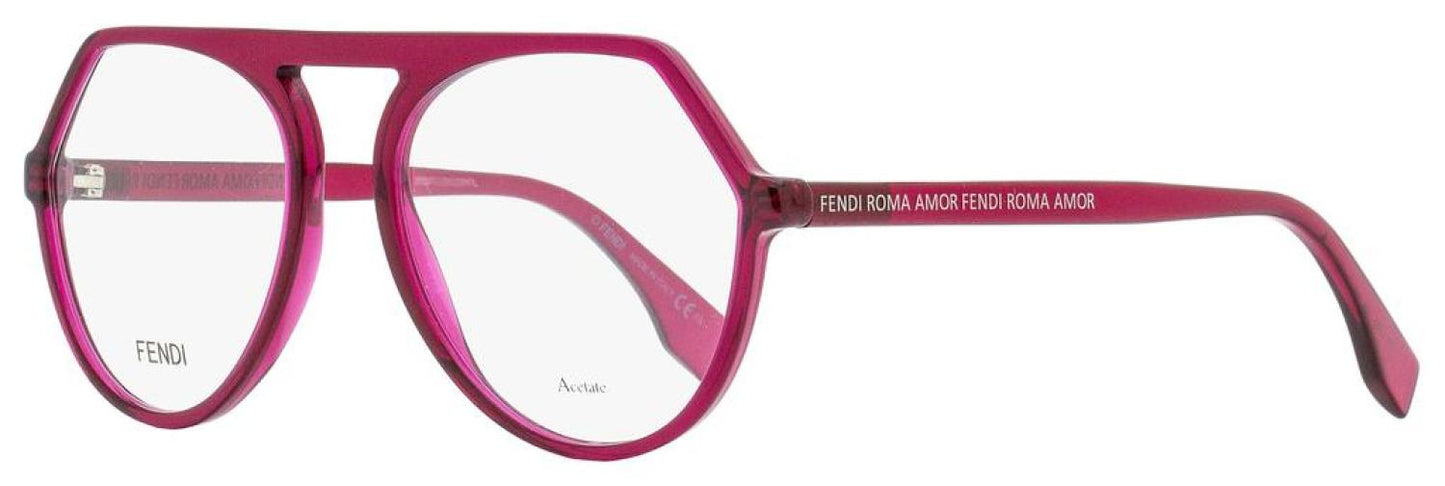 Fendi Women's Roma Amor Eyeglasses FF0385 C9A Red 53mm