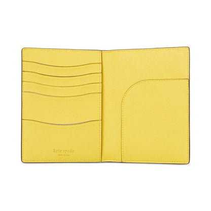 Morgan Lemon Toss Saffiano Leather Passport Holder