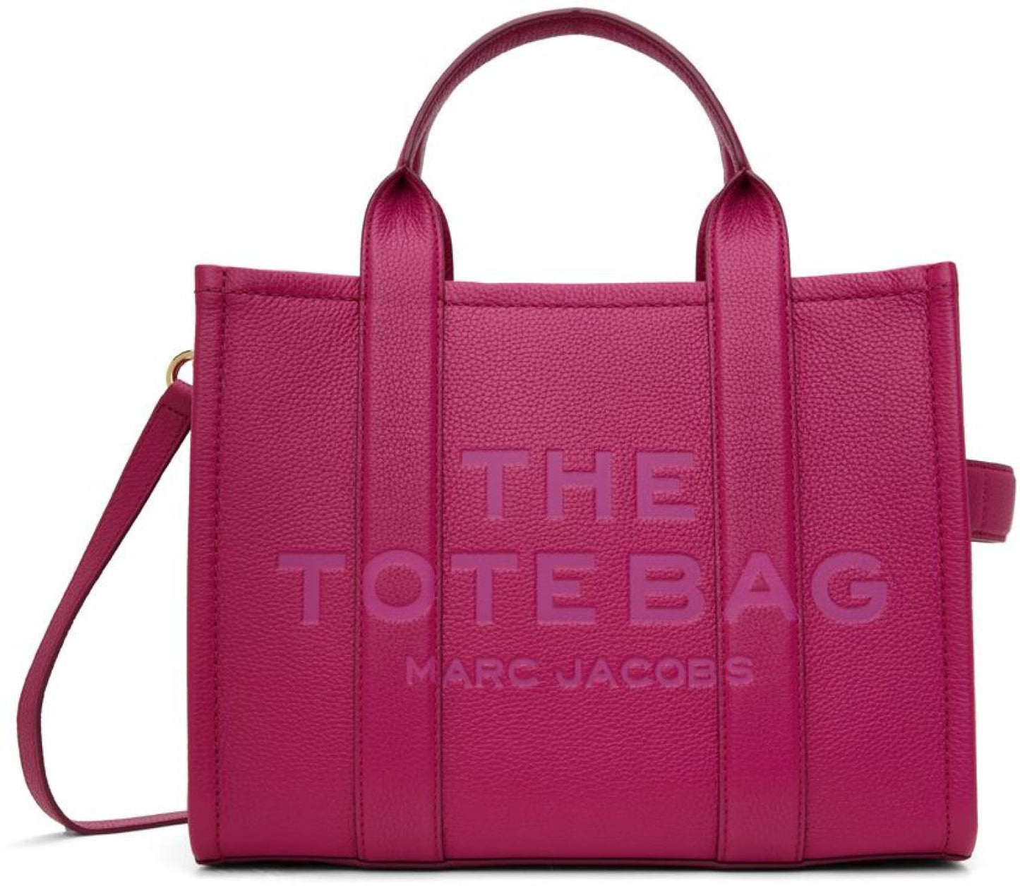 Pink 'The Leather Medium Tote Bag' Tote