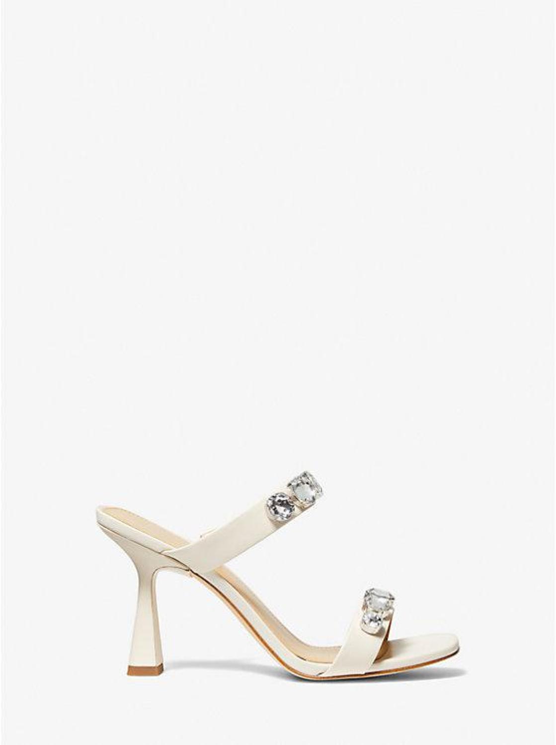 Clara Embellished Leather Sandal