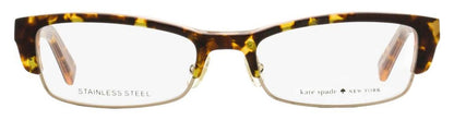 Kate Spade Women's Rectangular Eyeglasses Joetta FK2 Tortoise/Gold 52mm