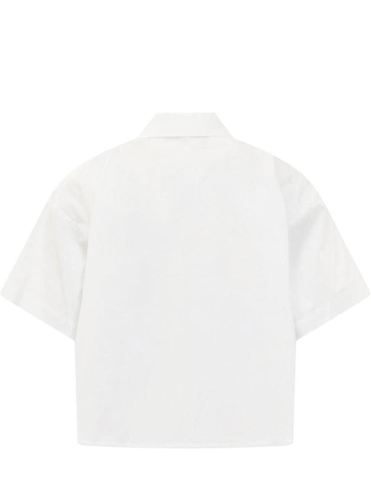 Michael Michael Kors Short Sleeved Cropped Shirt