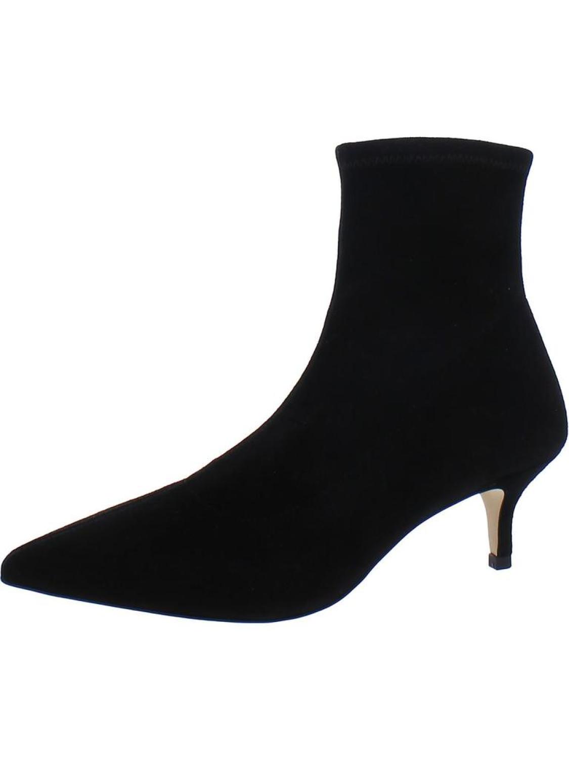 Jade Womens Pointed Toe Leather Booties