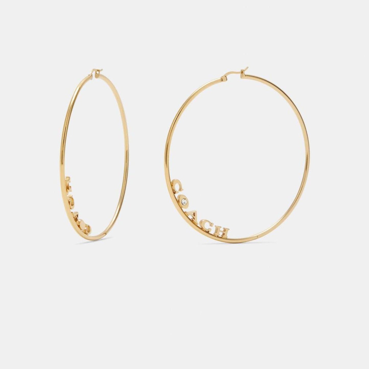 Coach Outlet Signature Large Hoop Earrings