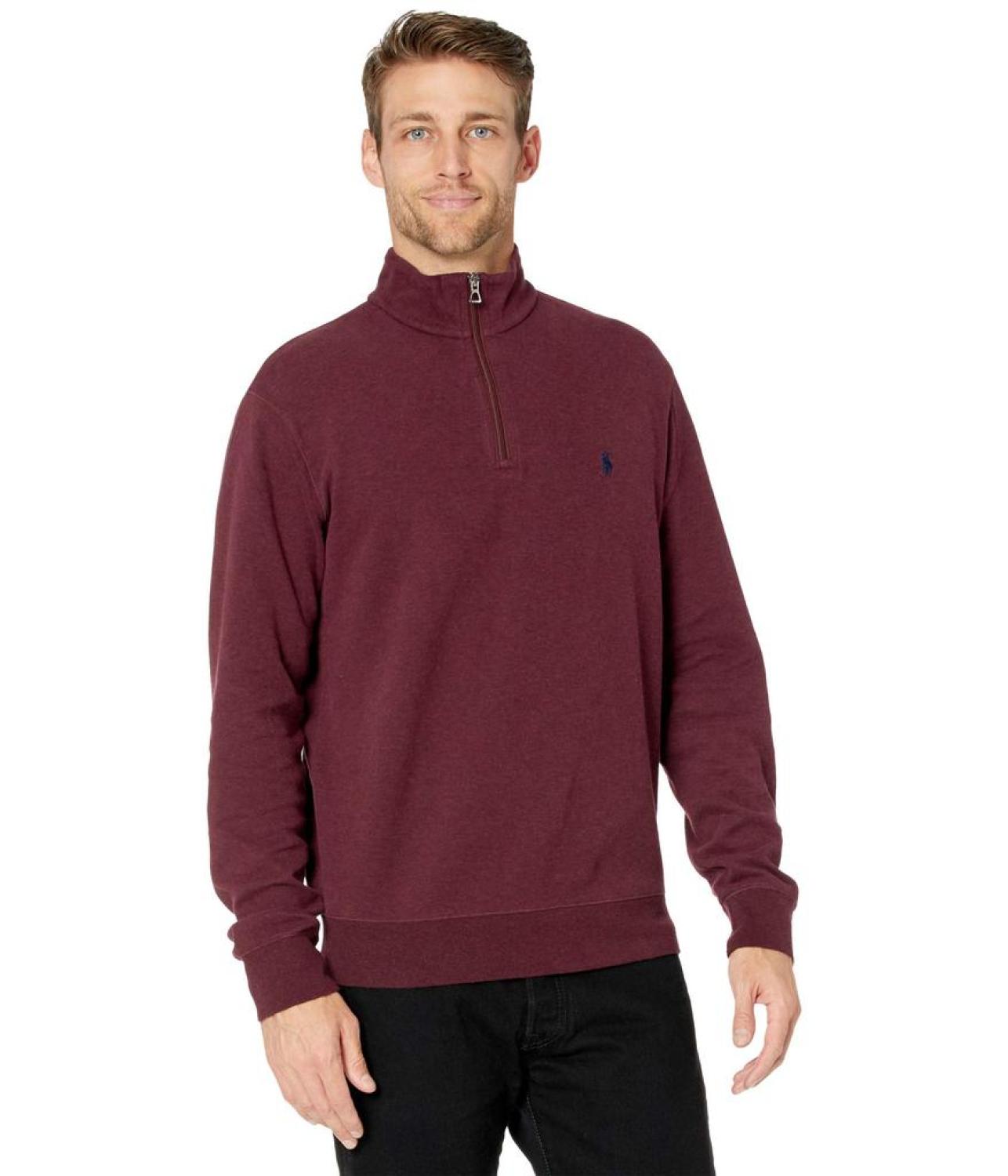 Long Sleeve Lux Jersey Quarter Zip Pullover