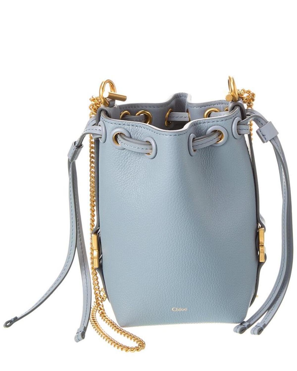 Chloé Marcie Micro Leather Bucket Bag