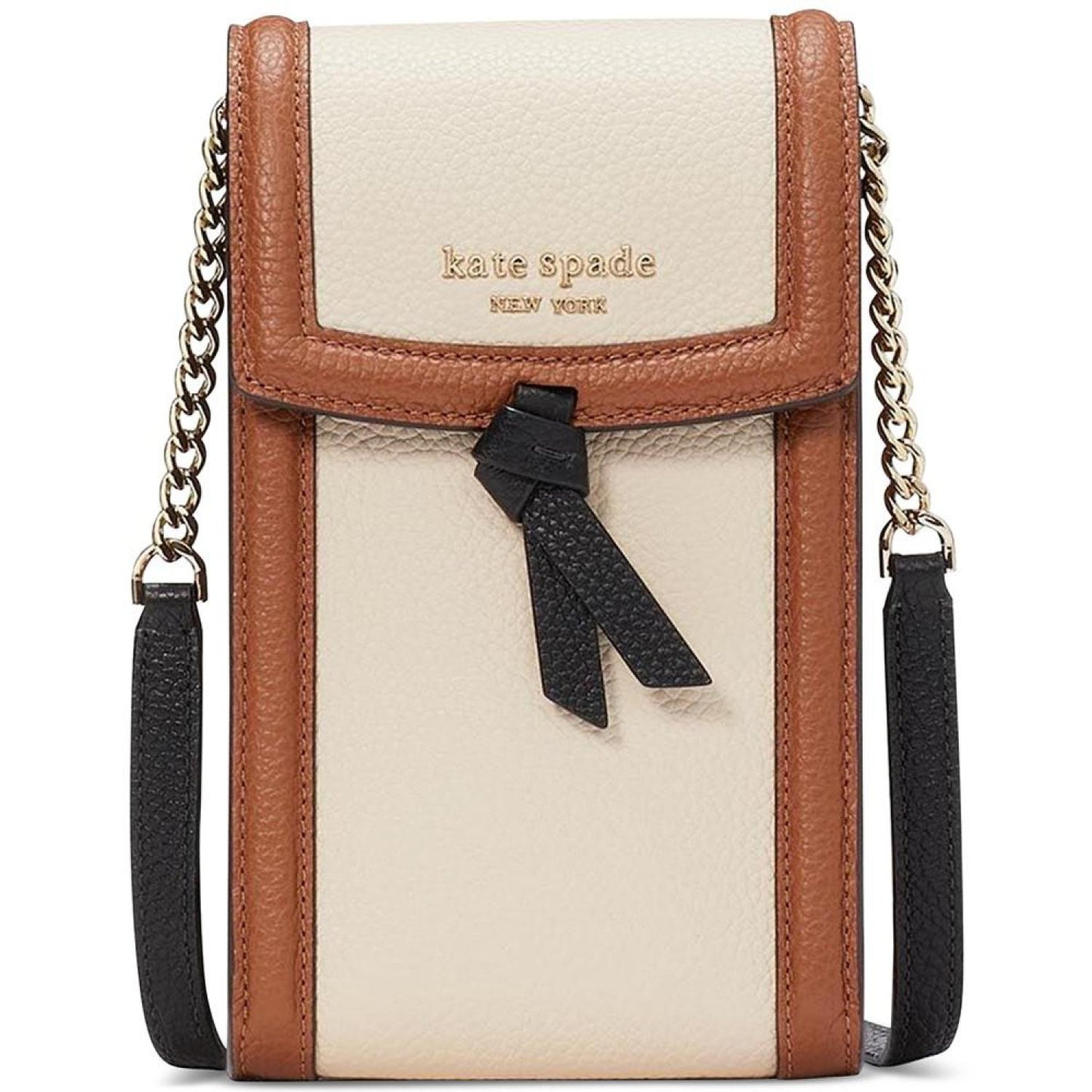 Knott Colorblocked Pebbled NS Phone Crossbody