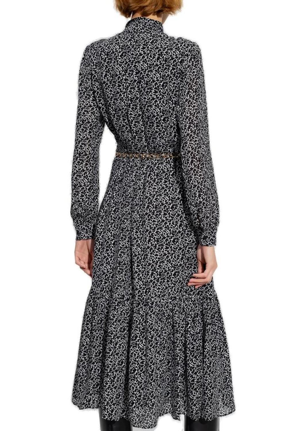 Michael Michael Kors Patterned Midi Dress